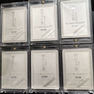 Qingyun Art Comic One Piece 66 Braided High Card Slot Metal Diamond Cassette Card Brick