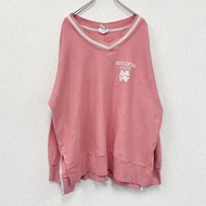 古著2000年代Champion Reverse Weave衛衣，粉紅色，L碼，學院風
