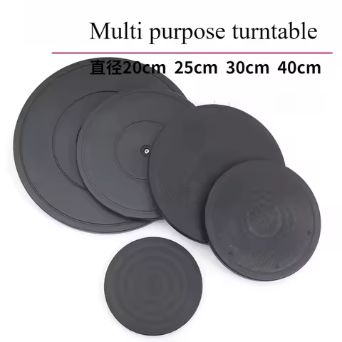 Turntable Rotary rotary table Anti-slip clay plastic rotary table express sealing plastic rotary bas