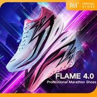 361 Degrees Flame 4.0 Men Women Running Shoes Marathon Breathable Rebound Racing Shoes 672512205