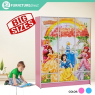 Furniture Direct Wonderland 5 door children wardrobe kabinet baju almari baju kanak kanak 儿童衣橱 almari pakaian kanak kana