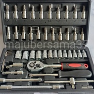Complete set of 46pc jld T socket wrench socket bit sock set ratchet complete 46pcs jld SOCKET wrenc