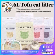 Cat Litter sand Tofu 6L Food Plant Tofu Residue Made Cat Sand Tofu Cat Litter Sand Deodorant Cat Lit