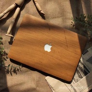 Wood Grain Compatible MacBook Case Apple 13 Air Laptop 14 Pro 16inch Leather Cover MAC