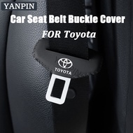 For Toyota Car Seat Belt Buckle Cover Buckle Decoration Case Veloz Vios Wish Unser Avanza Sienta Hiace Estima Chr Altisah Harrier Camry Corolla Prado RAV4 Hilux