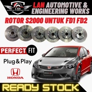 HONDA S2000 Rotor Disc For Honda Civic FD1 FD2 Brembo