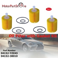 3 Pcs Engine Oil Filter For Toyota 4-Runner Tundra FJ Cruiser Lexus GS350 GX460 IS300 IS350 GS350 GS