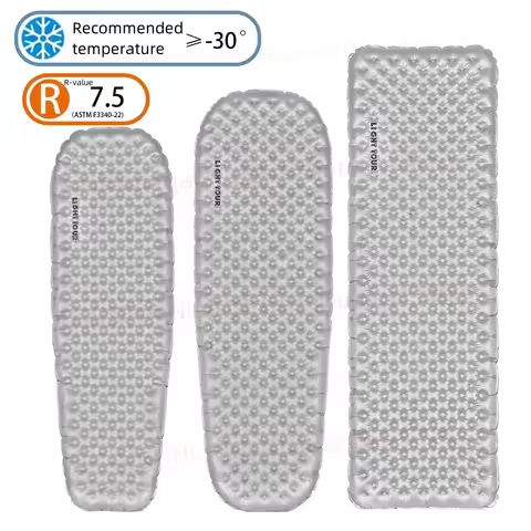 Light Tour R value 7.5 Camping Inflatable Mattress Outdoor Portable Sleeping Pad Ultralight Hiking S