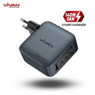 IPHONE VIVAN 140 WATT GaN05 Gan Charger 140W for Laptop Smartphone Android VOOC Flash Charge Super F