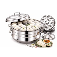 Stainless Steel 18 Idly Pot  Make soft & fluffy idlies easily at home 🥰  ✔️ 18 cavity idly plate