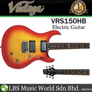 Vintage VRS150HB Rock Series Mahagony Body Neck Thru HH Pickup 24-Fret Double-Cutaway Electric Guita