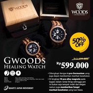 Jam Tangan Kayu Custom - Gwoods Healing Watch Original