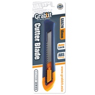 GRABBIT 18MM AUTO-LOCK PLASTIC SNAP-OFF BLADE CUTTER (ABS HANDLE)