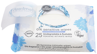 Khăn Ướt Vệ Sinh VK Hằng Ngày Femfresh Intimate Skincare 0% Sensitive Hypoallergenic Wipes - 25 Tờ