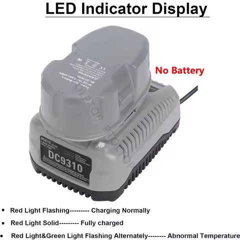 Replacement For Dewalt Battery Charger 7.2V-18V Nicd & Nimh Battery DW9057 DC9071 DC9091 DC9096 Batt