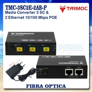 Media Converter 3 SC 2 LAN Ethernet Fiber Switch 3 FO 2 LAN 10/100