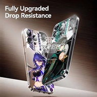 ALL TYPE CLEAR CASE GENSHIN 4 MOTIF FOR SAMSUNG A05 A05s A10s A04s A04 A71 A22/M22 4G A10/M10 M23 5G