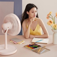 【免運特惠】折疊收納桌面風扇落地扇充電遙控夏天台式風扇愛登