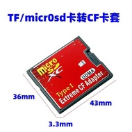 TF/microsd Card to CF Card Holder Type i Suitable for Canon Nikon Sony Camera CF Adapter Card Holder