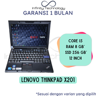 LAPTOP LENOVO THINKPAD X200 X201I X240 X270 T400 T410 T440 CORE 2 DUO CORE i3 i5 i7 SSD 128  256 GB