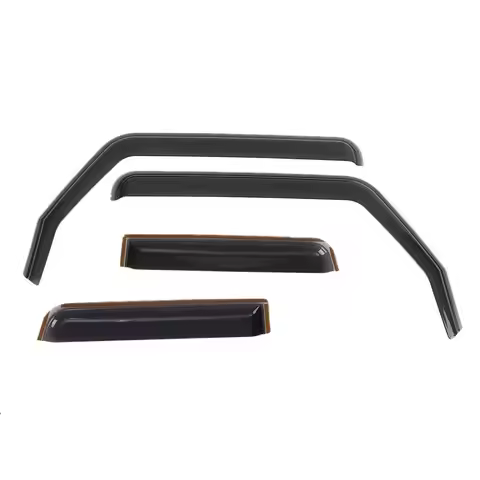 Car Side Window Wind Deflectors Vent Visors Sun Wind Rain Shield for Jeep Wrangler JL Unlimited 18-2