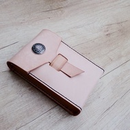 皮革手作 立體皮盒 塔羅牌盒 皮革煙盒 英文打印 tarot deck case