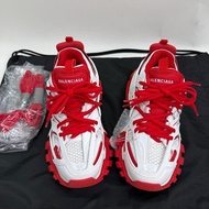 閒置未使用Balenciaga巴黎世家 Track 老爹鞋白紅色 36碼