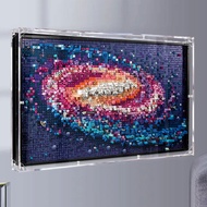 [Transparent Display Box] Suitable for Lego 31212 Galaxy Pixel Painting Photo Frame Acrylic Display 