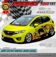 DECAL STICKER MOBIL KARAKTER-STIKER BODY MOBIL JAZZ BRIO SIGRA YARIS-STIKER UPDATE ALL CAR-EMB157