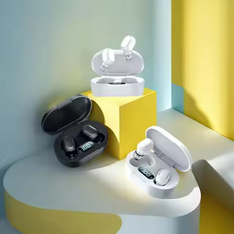 TWS Wireless Bluetooth Headset with Mic LED Display Earbuds for TWS Earphone Bluetooth Headphones ea