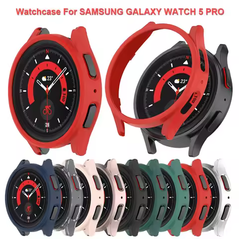 Smartwatch Cover For Samsung galaxy watch 5 pro 45mm PC Watchcase for galaxy watch 5pro watch5pro 45