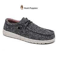Hush Puppies รองเท้าผู้ชาย รุ่น USA WATHERSMART HP IHDB179X1 -สีดำ รองเท้าผ้าใบ Loafers Men Shoes รองเท้าลำลอง รองเท้าแบบสวม Men Slip-Ons