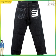 Jeans For Men Men's Plus Size Pants Hip Hop Jeans Hip-hop Print Loose Skate Pants