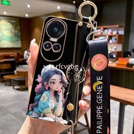 Case OPPO Reno 10 5G OPPO Reno 10 Pro 5G OPPO Reno 10 Pro + Luxury Princess Phone Case Ultrathin Electroplated Soft Case Pattern Phone Case