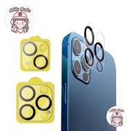 Designed for IPhone 14 Pro Max Crystal Clear Black Circle Camera Lens Protector 9H Tempered Glass Sc