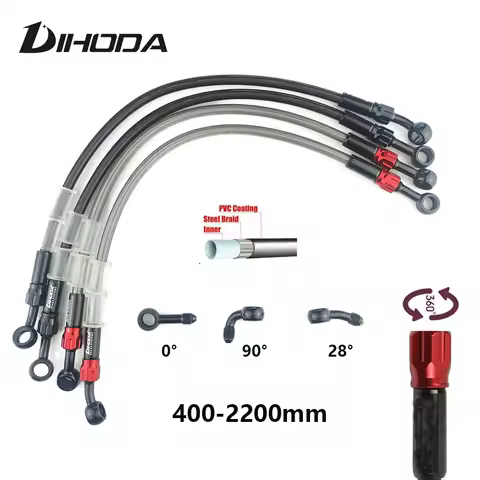 motorcycle brake hose AN3 Braided Hydraulic Clutch Tube Master Cylinder brake line for xr250r honda 