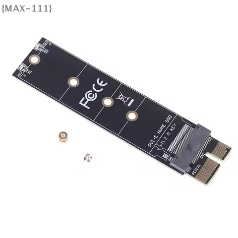 【F2-MAX111】PCIE to M2 Adapter NVMe SSD M2 PCIE X1 Raiser PCI-E PCI Express M Key Connector Internal 
