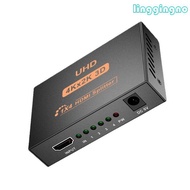 RR Portable Hdmis Splitter 1 To 4 Outputs Supports 3D Audios Syncing And 3840x2160 Resolution Suppor