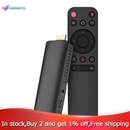 【CHR】-TV Box Stick Black TV Stick Plastic TV Stick Android TV HDR Set Top OS 4K BT5.0 WiFi 6 2.4/5.8G Android 10 Smart Sticks Android Media Player