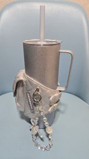 Starbucks x MiiR Snow Glitter Tumbler 星巴克冬日雪境聯名閃閃保温杯連杯套及電話繩