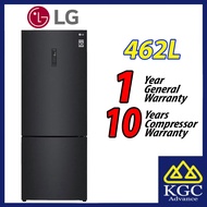 (Free Shipping) LG 462L Bottom Freezer Refrigerator GC-B569NQCM - Stylish &amp; Spacious Smart Inverter Fridge