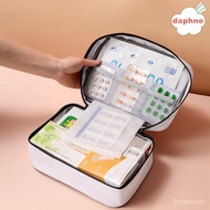 ✞⋮ DAPHNE Office Medicine Bag Home Storage Bag First Aid Bags Cosmetic Organizer Portable Car Medica