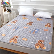 Soft Bed Mat Mattress Protector Pad Tatami Anti-Slip Waterproof Mattress Pad Floor Mat Student Dormitory Bed Mattress Super Single Double Queen King Size