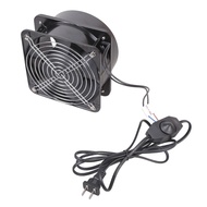 SJP 150mm Adjustment Speed Exhaust Fan Double Bearing 220V Airflows 139CFM Size 150x150x90mm Ventila