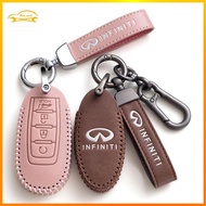 Infiniti QX50 key case q30 g25 q50 fx35 Q50L/QX70/Q70L/QX60/ESQ real leather car case key holder car
