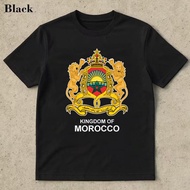 Morocco Kingdom Emblem National Pride Design Summer Short Sleeve Tshirt