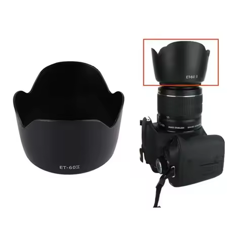 75-300MM II Lens Hood Camera Accessories ET-60 II 90-300MM 58mm Lens Hood et60ii Reversible Camera H