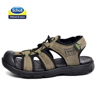 Scholl Cyclone 1u-1969 รองเท้าแตะ ผู้ชาย ผู้หญิง Plus Size EU46mens Sandals รองเท้าชายหาดกลางแจ้งหนังนิ่ม