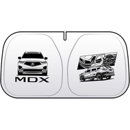 Windshield Sun Shade for Acura MDX Accessories Foldable Front Window Sun Visor Cover Blocks UV Rays 