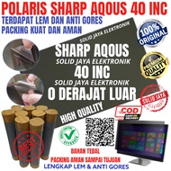 POLARIS TV LCD LED SHARP AQOUS 40 INC 0 DEGREE POLARIZER PLASTIC OUTER LAYER POLARISER 40 IN INCH PO